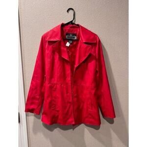 Red Urban Vibe Women's 100% Fitted Jacket‎ Size Medium